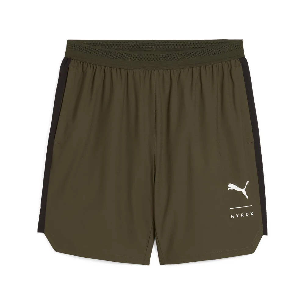 HYROX x PUMA Fuse Stretch 7" Short - Green - S Image 1