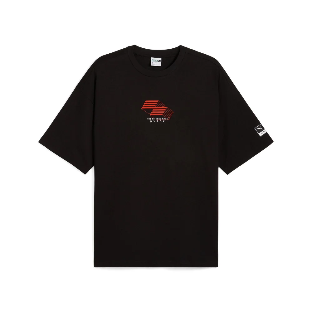 HYROX x PUMA Oversized Graphic Tee - Black - S Image 1