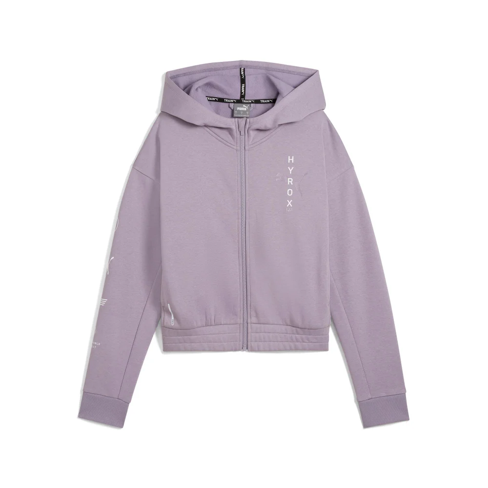 HYROX x PUMA Train Favorite Fleece Full Zip - Purple - S Image 1