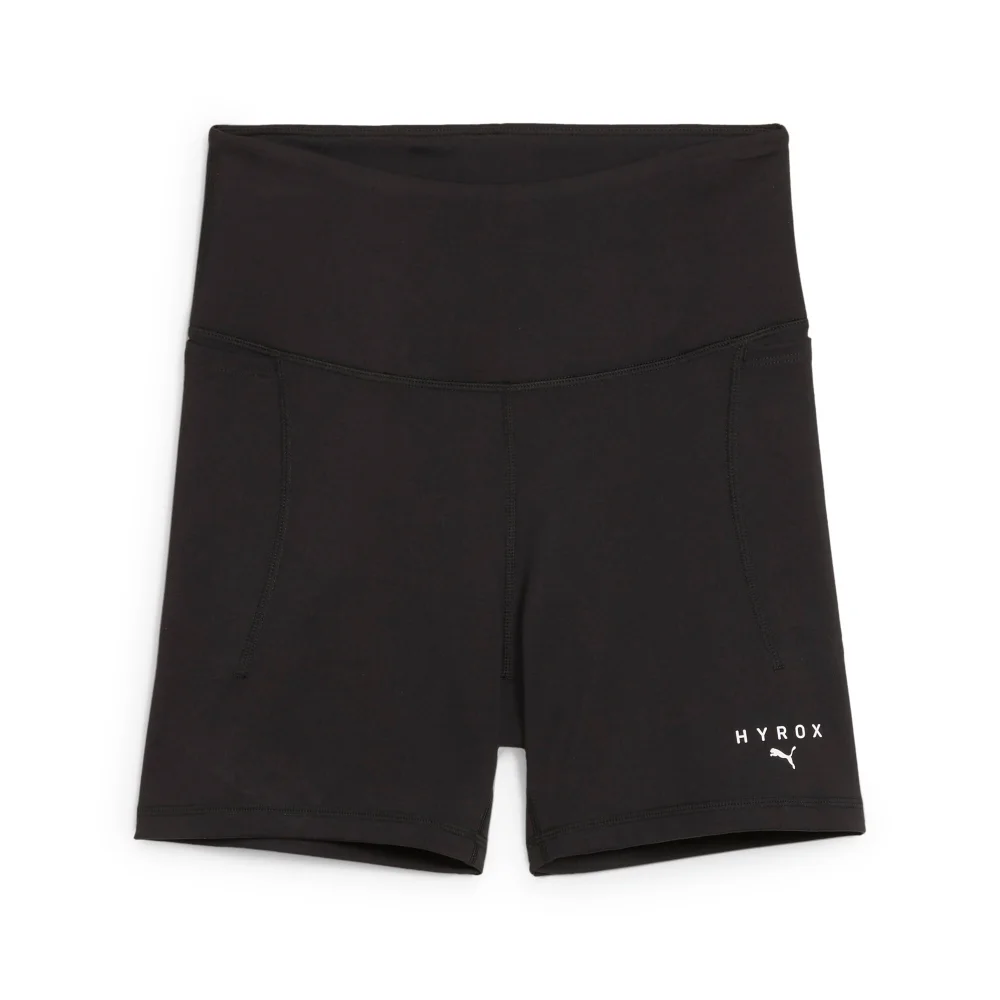 Womens PUMA x HYROX Cloudspun 3" Short Tight - Black - S Image 1