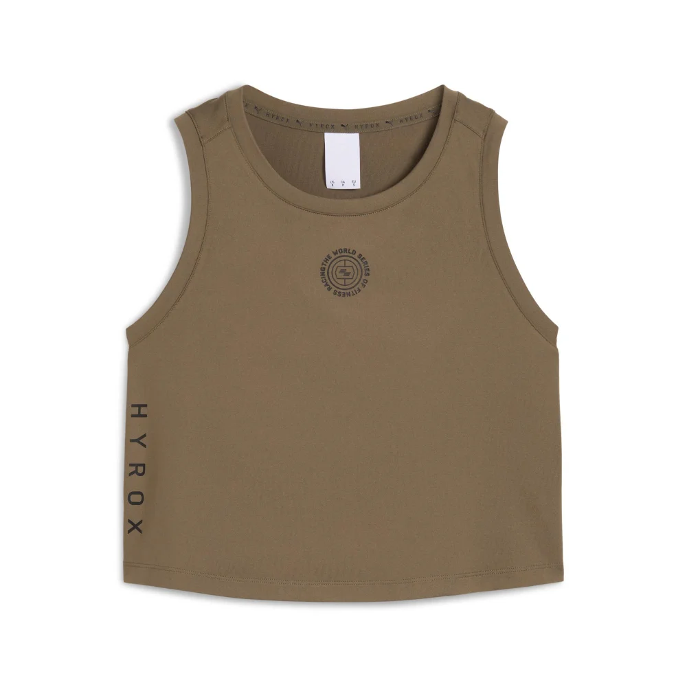 Womens PUMA x HYROX Cloudspun Sleevless - Green - XS Image 1