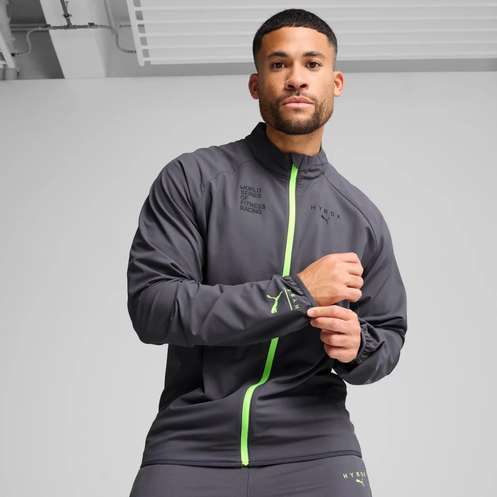 Mens PUMA x HYROX Ultraweave Jacket - Grey - S Image 1