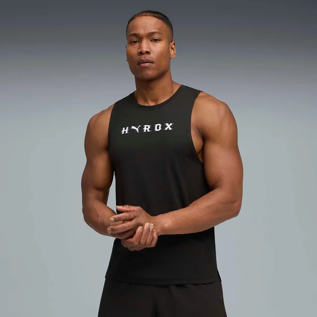Mens PUMA x HYROX CLOUDSPUN THERMOADAPT TANK - Black