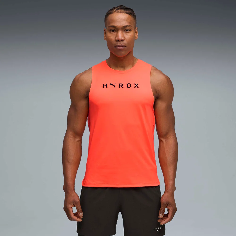 Mens PUMA x HYROX CLOUDSPUN THERMOADAPT TANK - Red - S Image 1