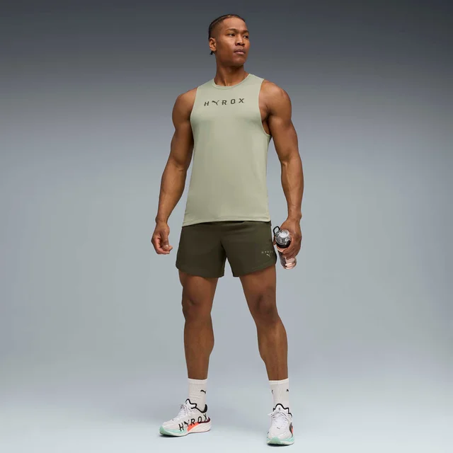 Mens PUMA x HYROX CLOUDSPUN THERMOADAPT TANK - Green