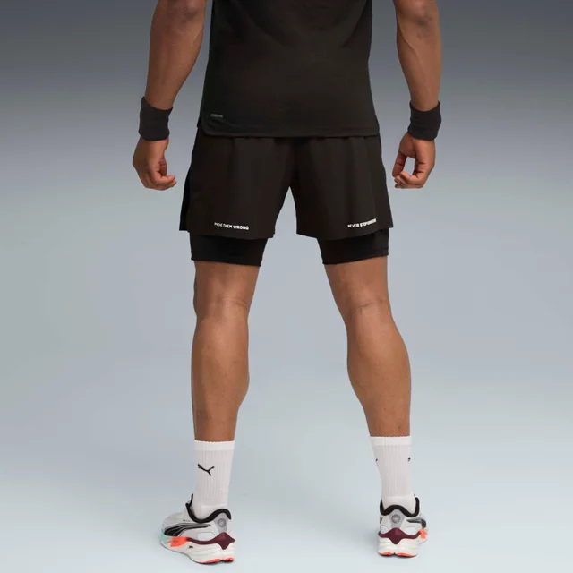 Mens PUMA x HYROX 2in1 TRAIN SHORT - Black