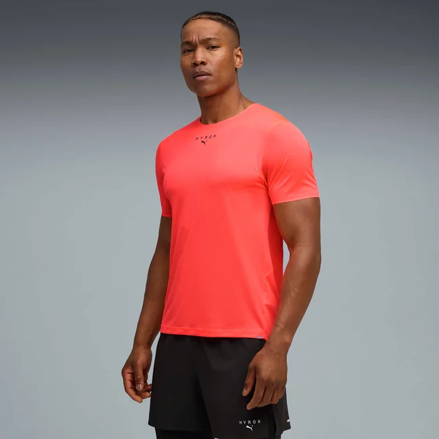 Mens PUMA x HYROX ULTRASPUN TEE - Red