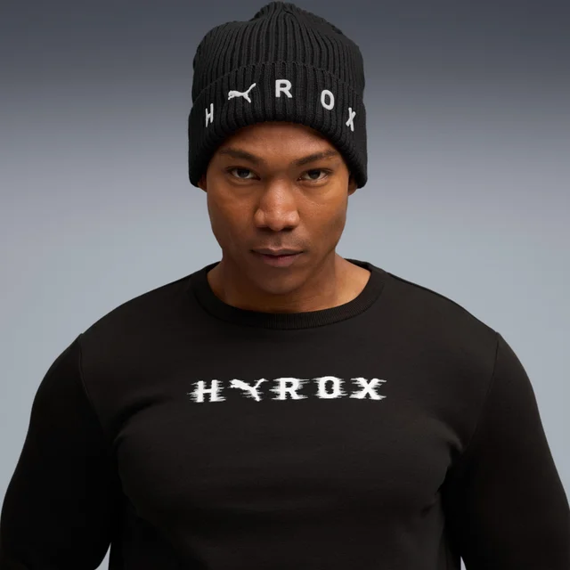 PUMA x HYROX Mid Crown Beanie - black