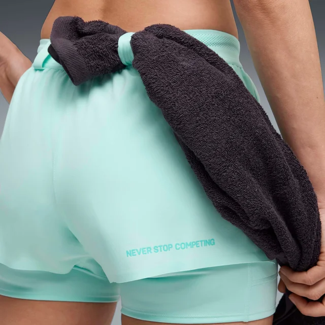 Womens PUMA x HYROX 2IN1 SHORT - Green