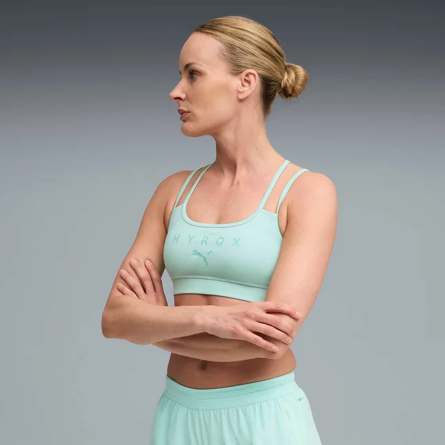 Womens PUMA x HYROX MOVE STRAPPY BRA - Mint