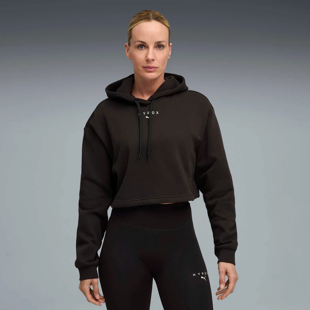Womens PUMA x HYROX HEAVYWEIGHT HOODIE - Black - L Image 1