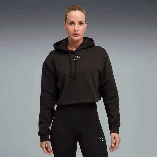 Womens PUMA x HYROX HEAVYWEIGHT HOODIE - Black