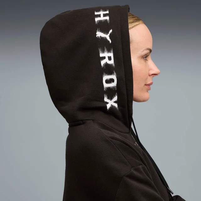Womens PUMA x HYROX HEAVYWEIGHT HOODIE - Black
