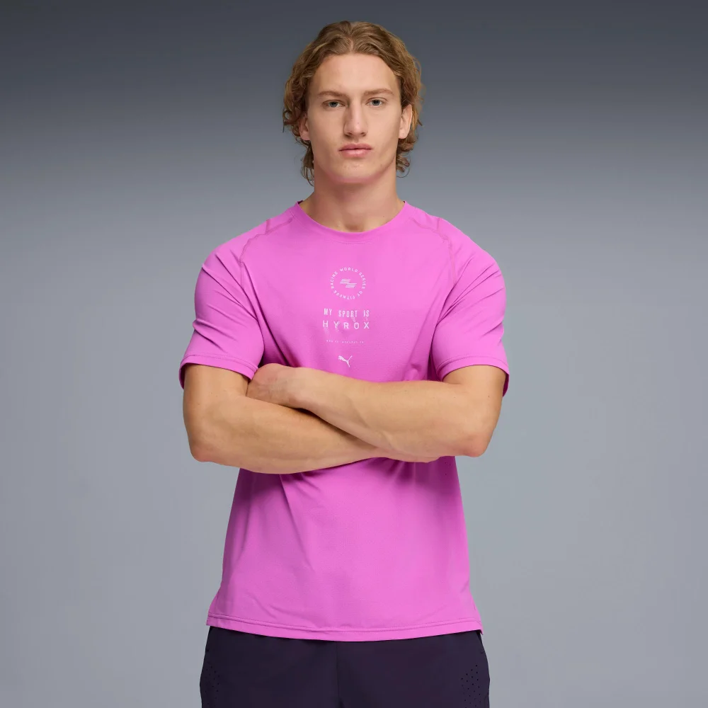 MEN'S DRYELITE TRAINING TEE - pink - S Image 1