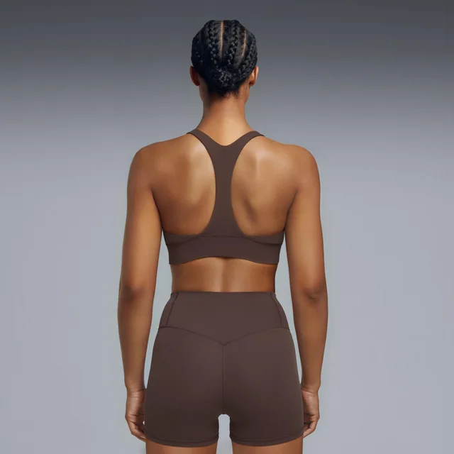 SHAPELUXE HIGH NECK BRA - brown