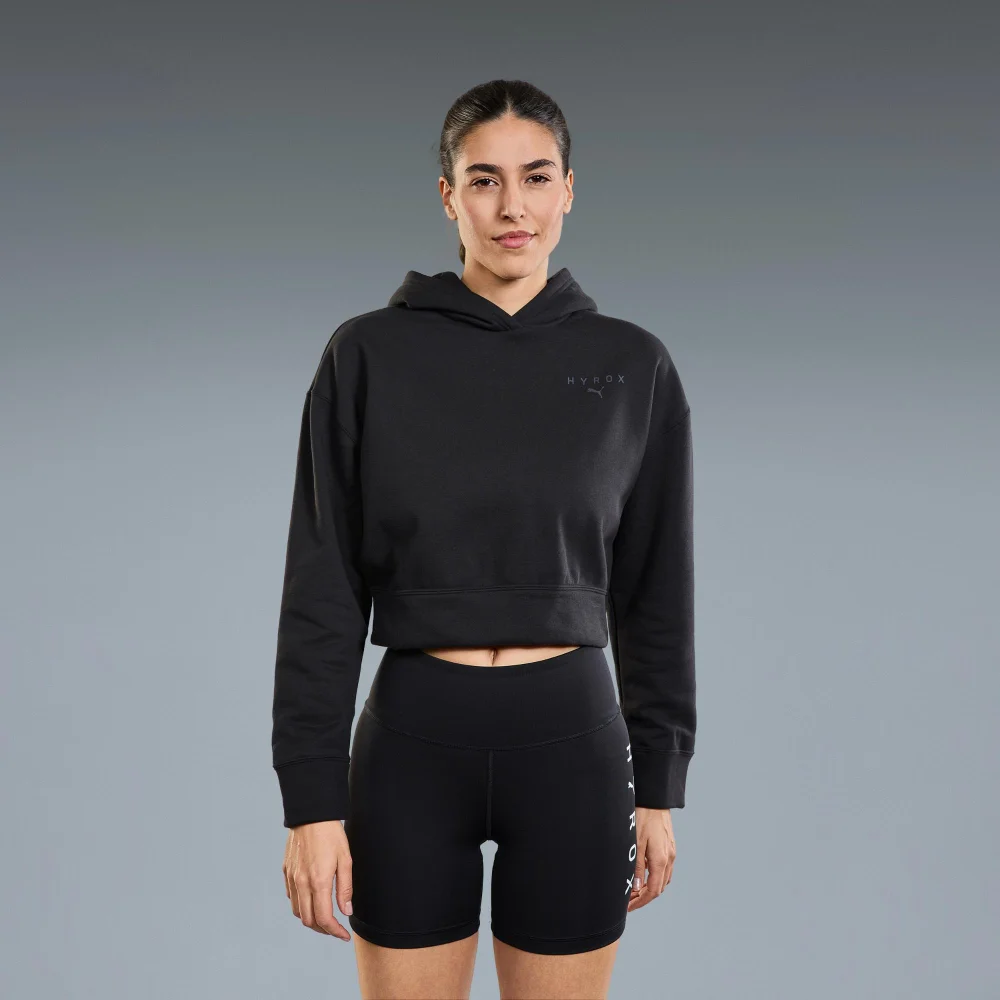 WORLD CROPPED HOODIE WOMEN'S - black - L Image 1