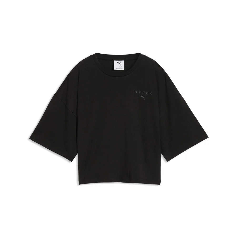 PUMA X HYROX WORLD CROPPED TEE W - black - M Image 1