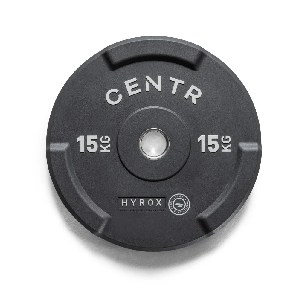 Centr x HYROX Competition Edge Bumper Plate - 15 kg Image 1