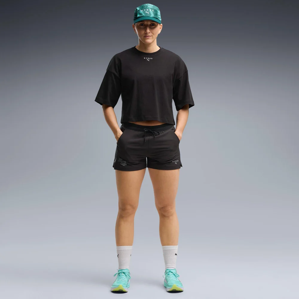 WOMEN'S PWRMODE WOVEN SHORT - black - XXS Image 1