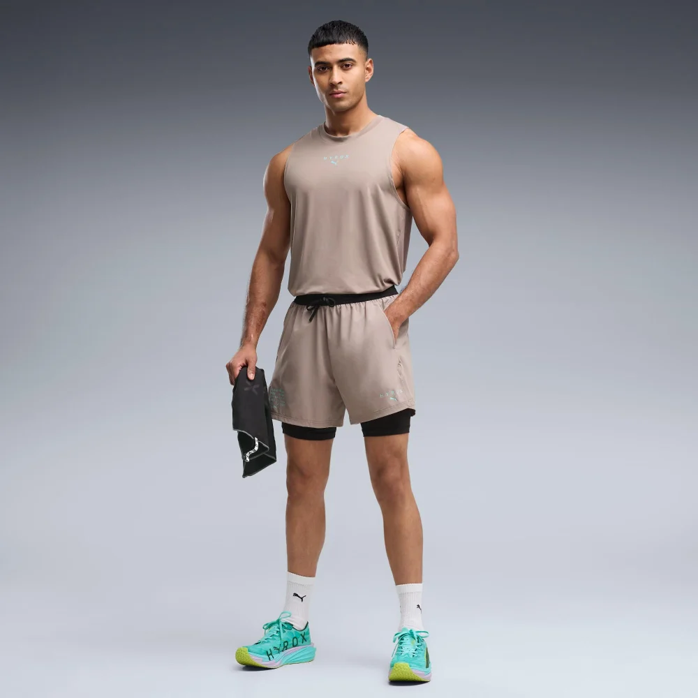 MEN'S 2in1 PWRMODE SHORT - grey - XXS Image 1