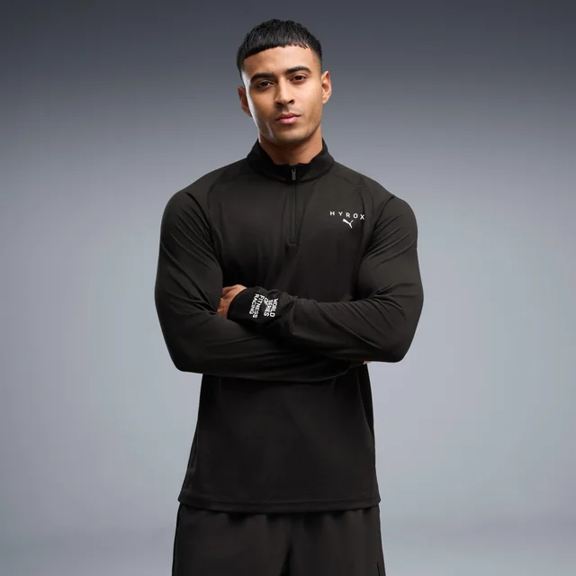 MEN'S 1/4 ZIP - black