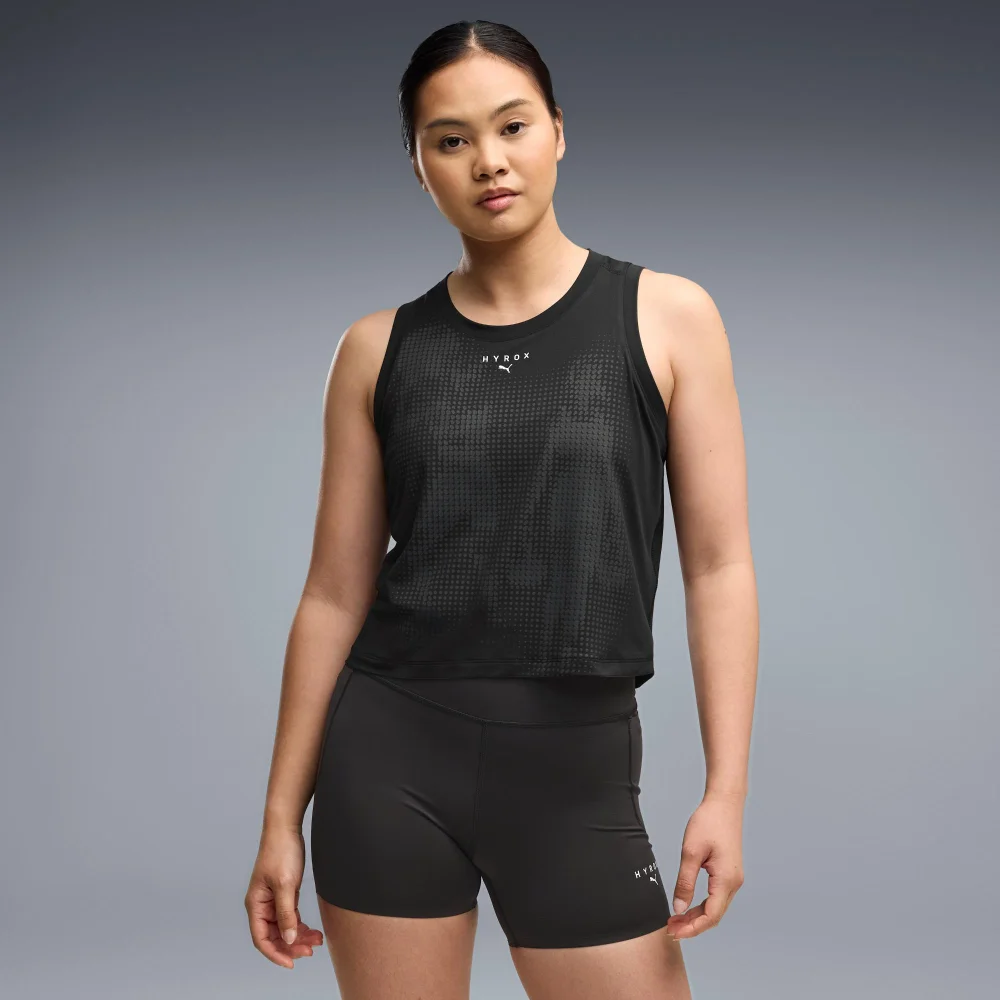 WOMEN'S CLOUDSPUN THERMOADAPT CROP TANK - black - S Image 1