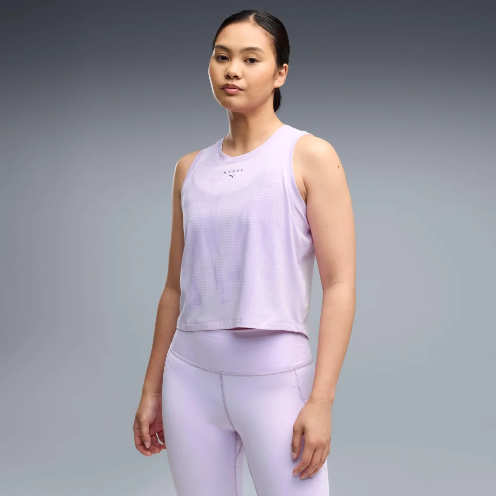 WOMEN'S CLOUDSPUN THERMOADAPT CROP TANK - purple - S Image 1