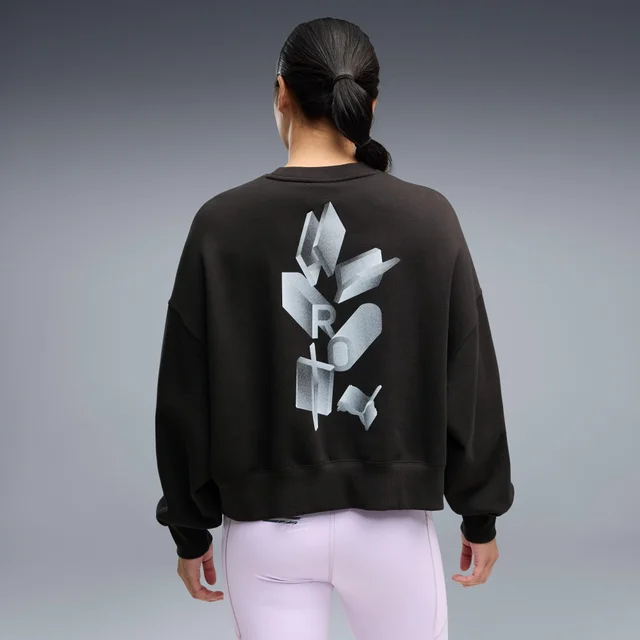 WOMEN'S HEAVYWEIGHT CREW - black