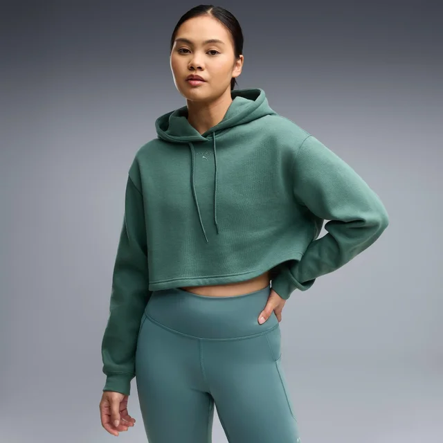 WOMEN'S HEAVYWEIGHT HOODIE - green