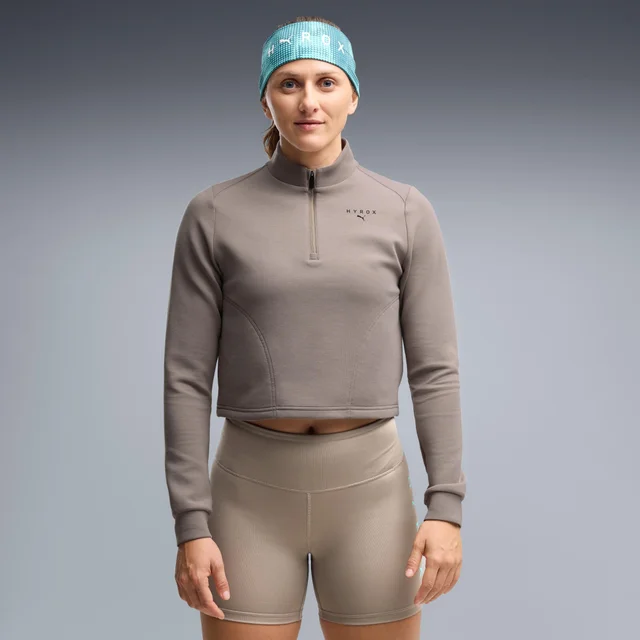 WOMEN'S CLOUDSPUN 1/4 ZIP - grey